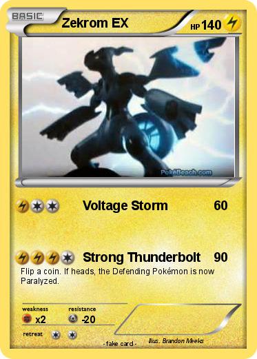 Pokemon Zekrom EX