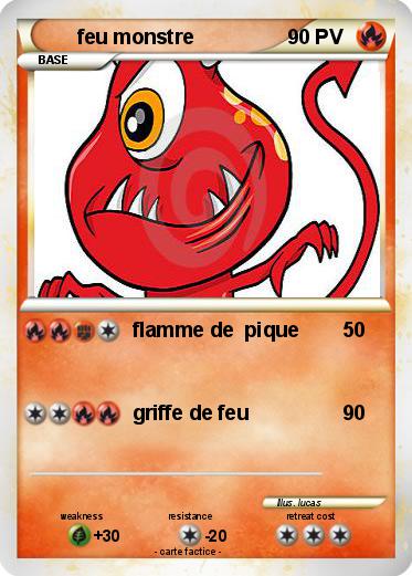 Pokemon feu monstre