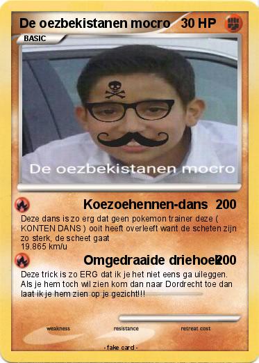 Pokemon De oezbekistanen mocro