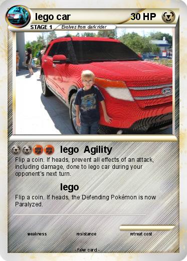 Pokemon lego car