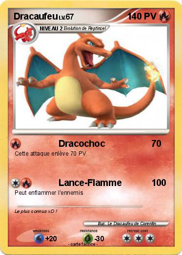 Pokemon Dracaufeu