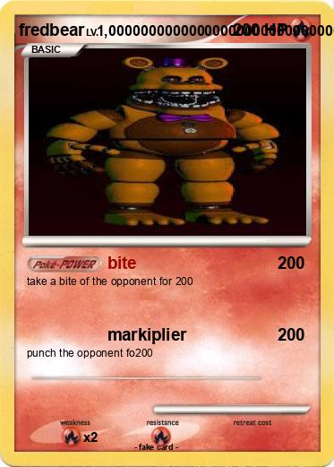 Pokemon fredbear