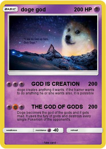 Pokemon doge god