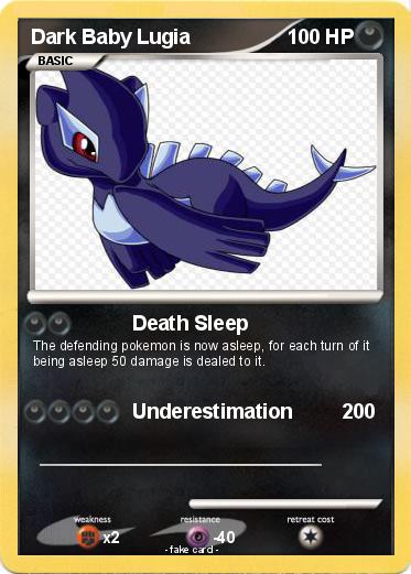 Pokemon Dark Baby Lugia