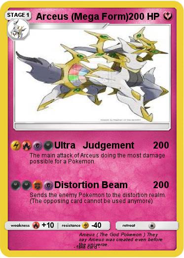 Pokemon Arceus (Mega Form)