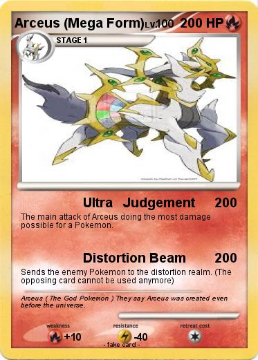 Pokemon Arceus (Mega Form)