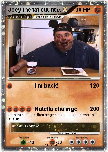 Pokemon Joey the fat cuunt