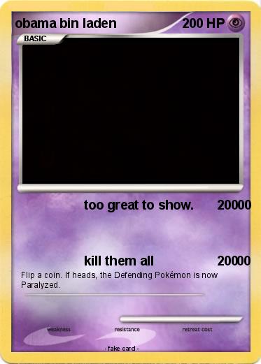 Pokemon obama bin laden