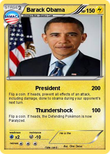 Pokemon Barack Obama