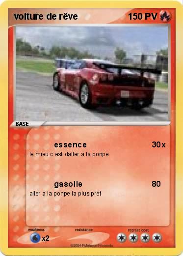 Pokemon voiture de rêve 