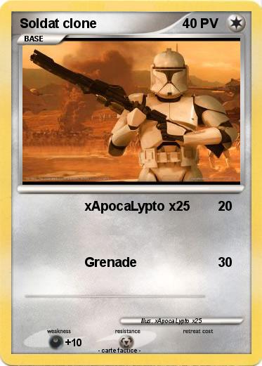 Pokemon Soldat clone