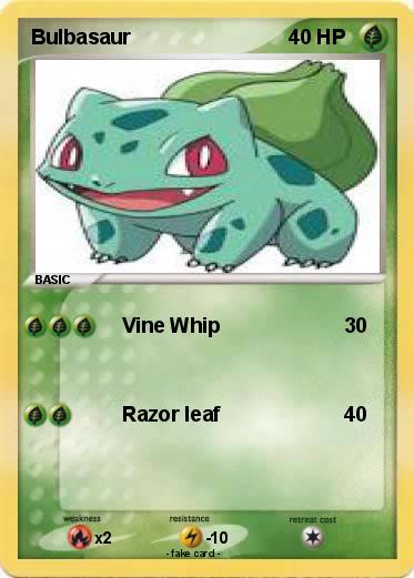 Pokemon Bulbasaur