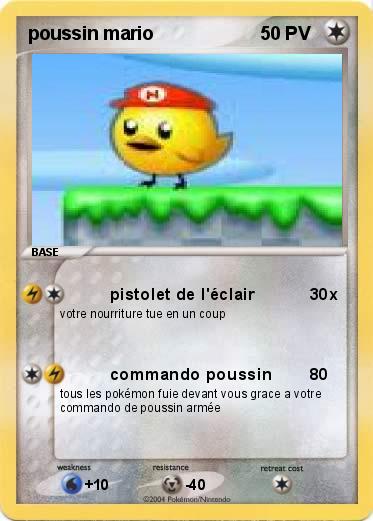 Pokemon poussin mario