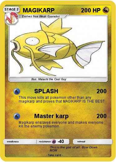 Pokemon MAGIKARP
