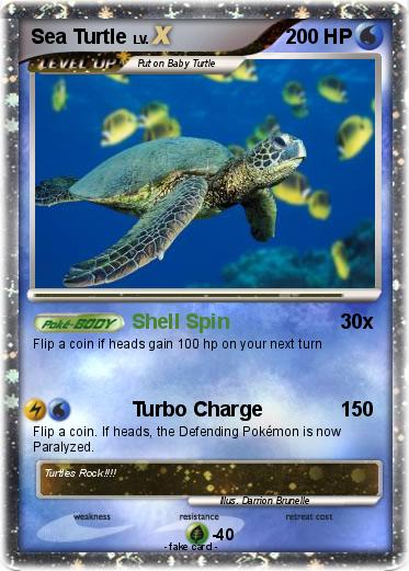 Pokemon Sea Turtle