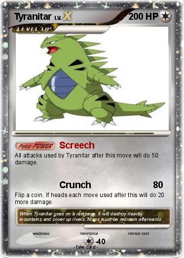 Pokemon Tyranitar