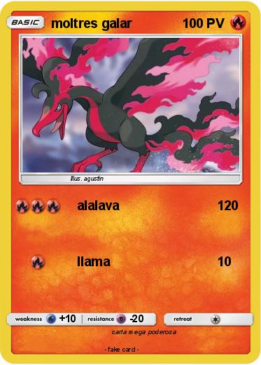 Pokemon moltres galar