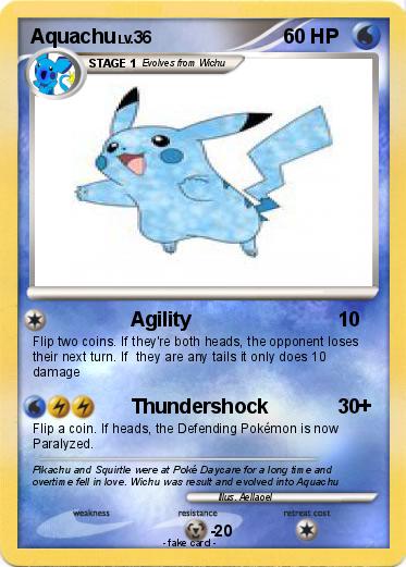 Pokemon Aquachu