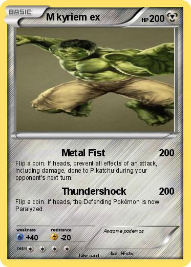 Pokemon M kyriem ex