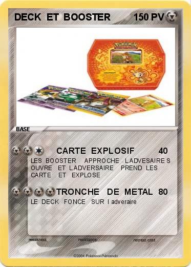 Pokemon DECK  ET  BOOSTER