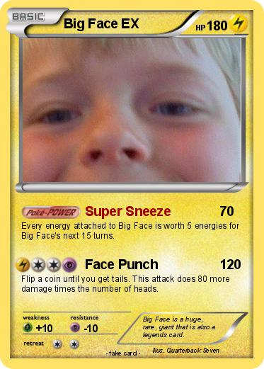 Pokemon Big Face EX