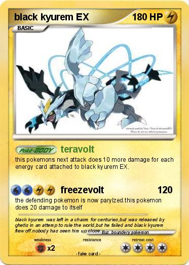 Pokemon black kyurem EX