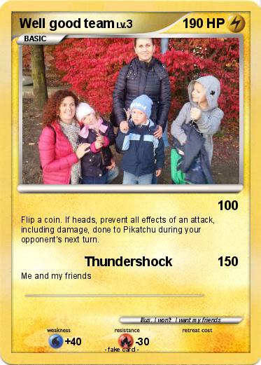Pokemon Well good team