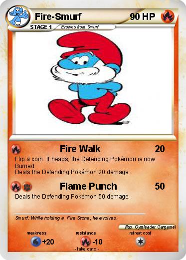 Pokemon Fire-Smurf