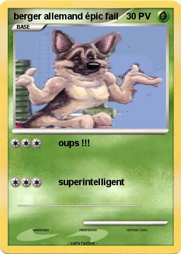 Pokemon berger allemand épic fail