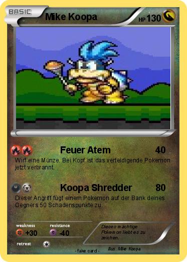 Pokemon Mike Koopa