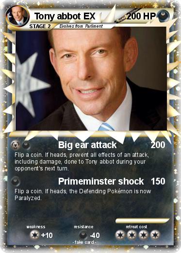 Pokemon Tony abbot EX