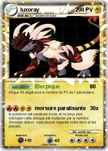 Pokemon luxoray