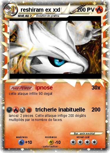 Pokemon reshiram ex xxl