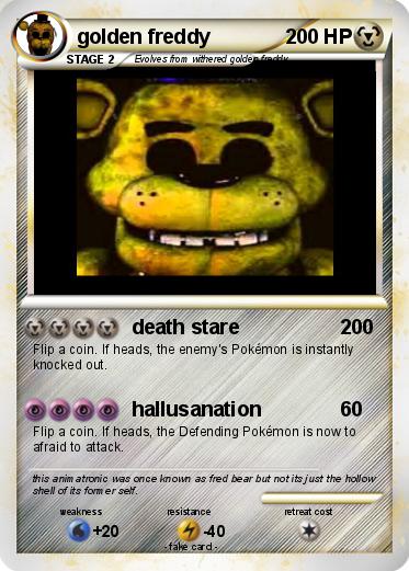 Pokemon golden freddy