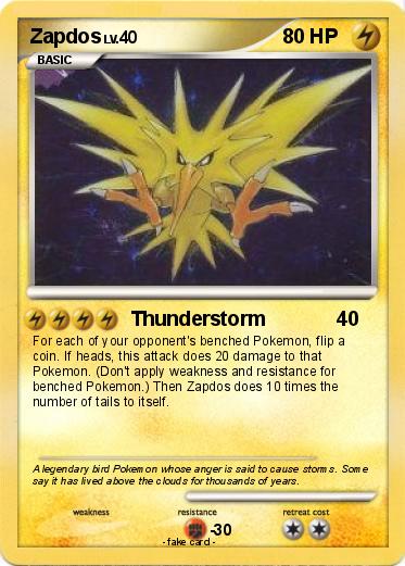 Pokemon Zapdos