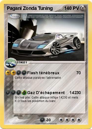 Pokemon Pagani Zonda Tuning