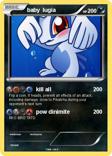 Pokemon baby  lugia