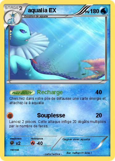 Pokemon aqualia EX