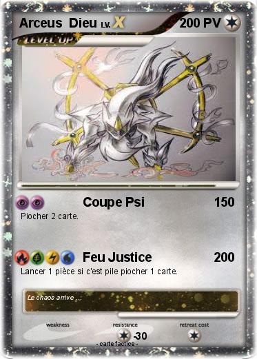Pokemon Arceus  Dieu