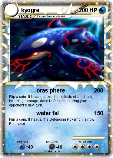 Pokemon kyogre