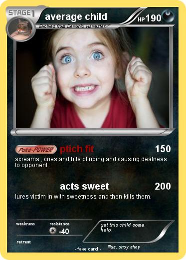 Pokemon average child