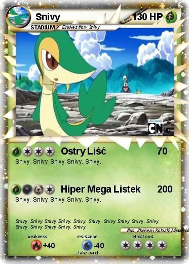 Pokemon Snivy
