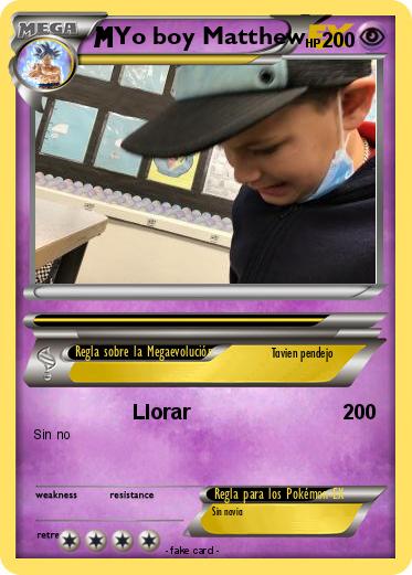 Pokemon Yo boy Matthew