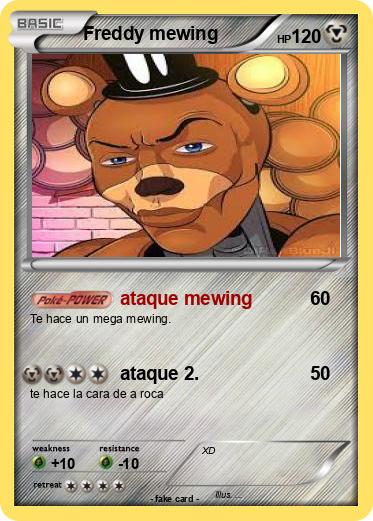 Pokemon Freddy mewing