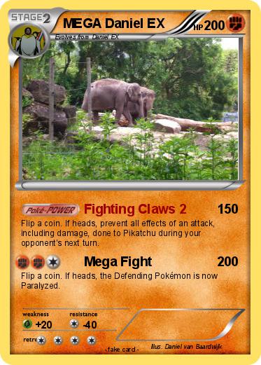 Pokemon MEGA Daniel EX