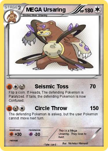 Pokemon MEGA Ursaring