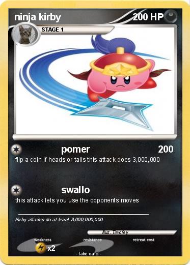 Pokemon ninja kirby