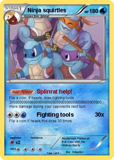 Pokemon Ninja squirtles