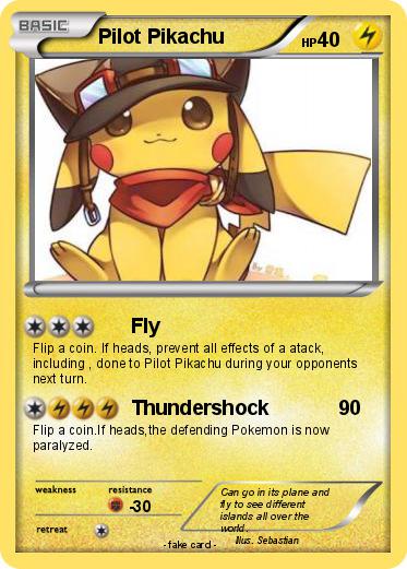 Pokemon Pilot Pikachu
