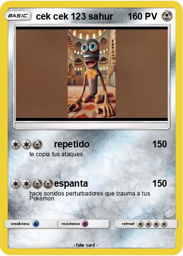 Pokemon cek cek 123 sahur